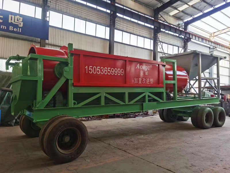 200-300噸移動滾筒篩洗礦機(jī)(后溜槽排料)