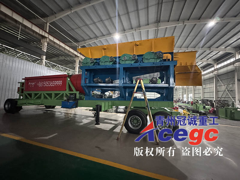 移動滾筒篩泥石分離機(jī)